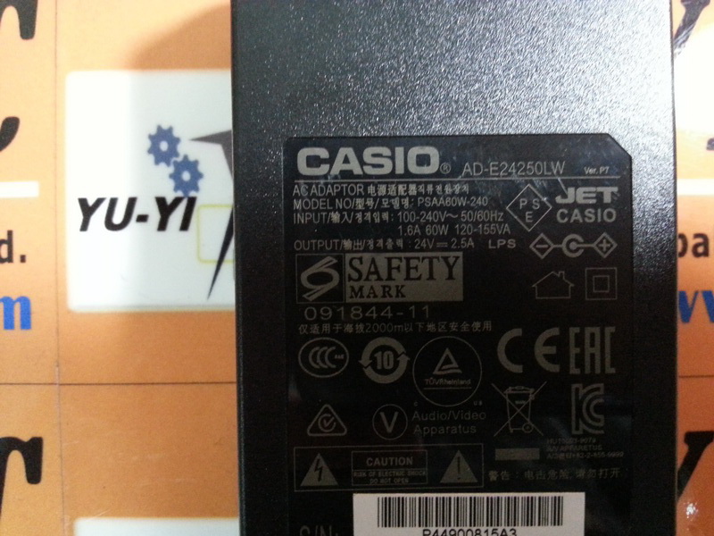 CASIO AC ADAPTER AD-E24250LW - PLC DCS SERVO Control MOTOR POWER